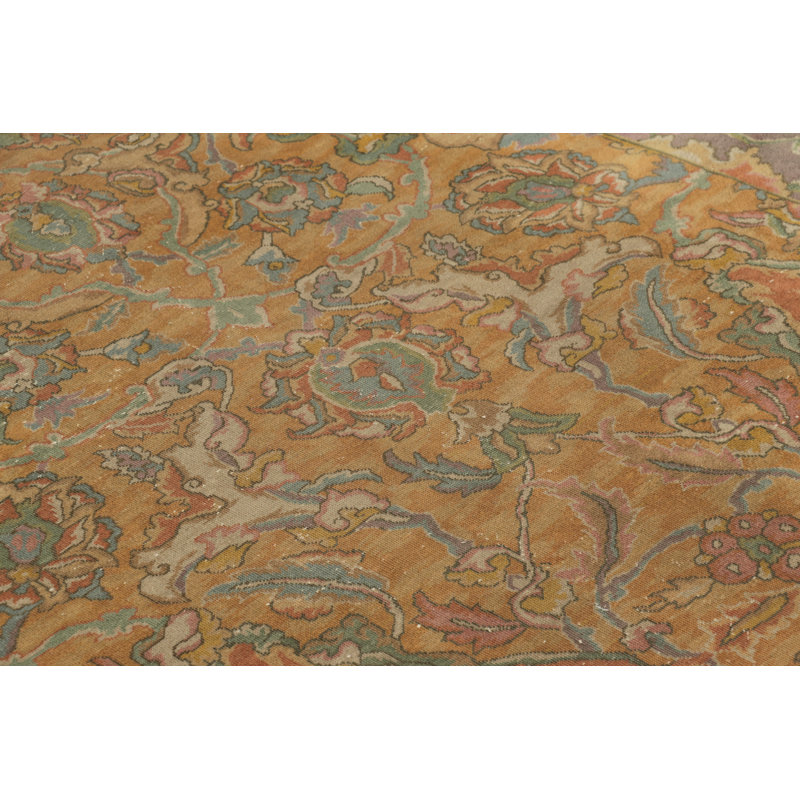 Antique One-of-a-Kind 4'7X16'3 Hand Knotted Area Rug