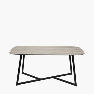 Metal Base Dining Table