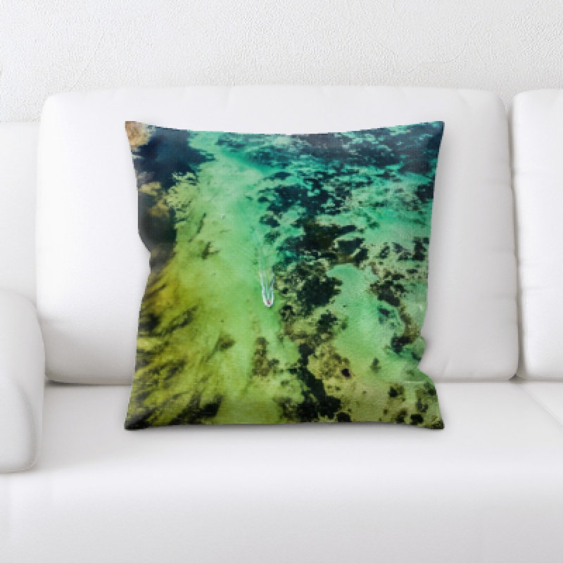 Microsuede Reversible Throw Pillow