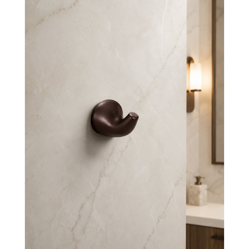 Wall-Mounted Stainless Steel Robe Hook for Bathroom, Oil Rubbed Bronze