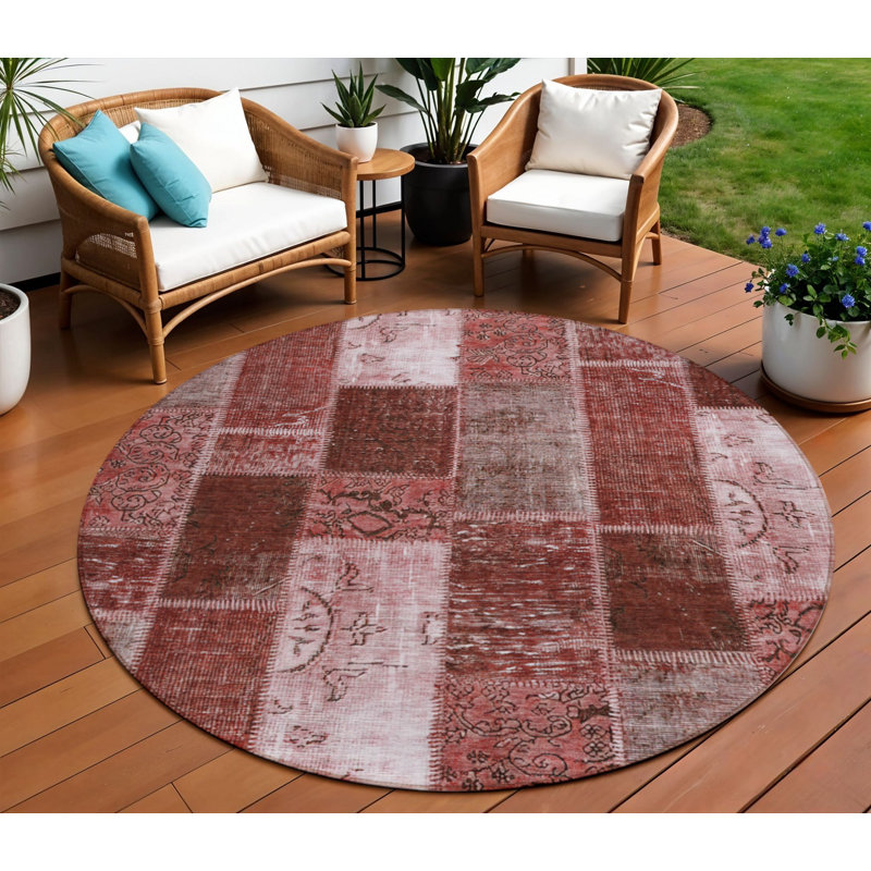 Tapis rond d'intérieur 8 po
