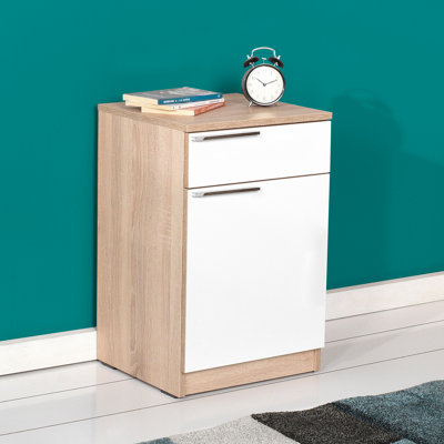 Derrelle 40cm W Particle Board / Chipboard Bedside Table
