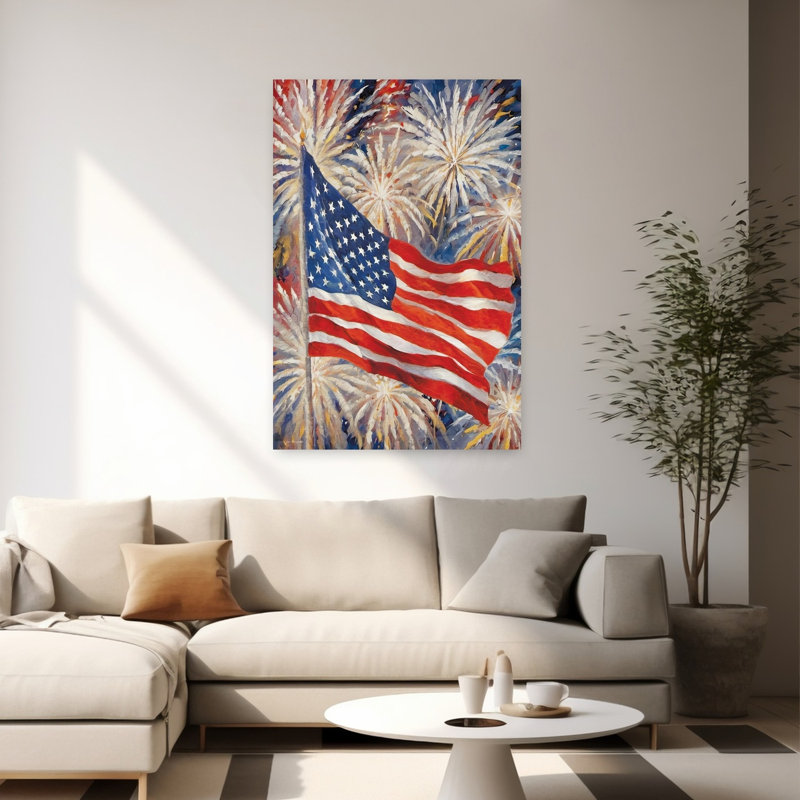 «Freedom Skies», art contemporain abstrait, H 60 po x l 40 po