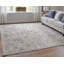 Tapis oriental rectangulaire en polyester tissé à la machine Maximiano-602048809