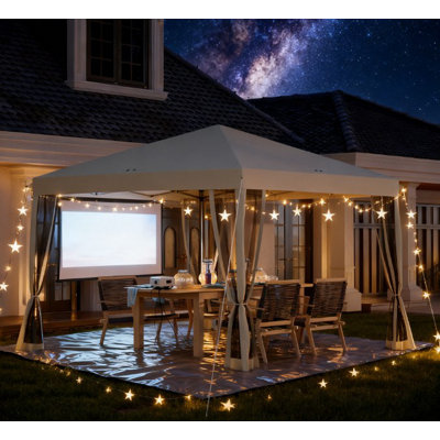 Pièce moustiquaire, moustiquaire avec filet, pavillon de jardin instantané, avec sac de transport, hauteur réglable