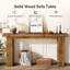 Console de canapé en bois massif de 63 pouces
