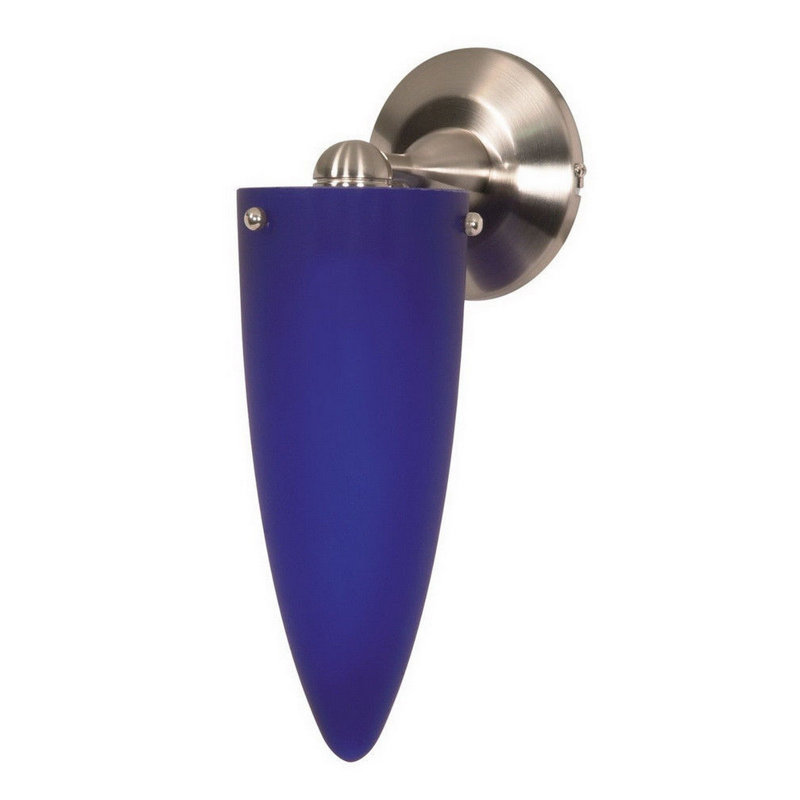Appliquee à bras 1 lumières Roswita, Bleu