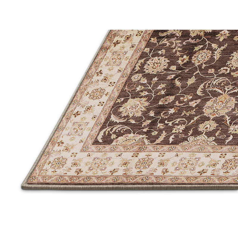 Tapis beige / brun Avens, Rectangle 3 pi x 5 pi