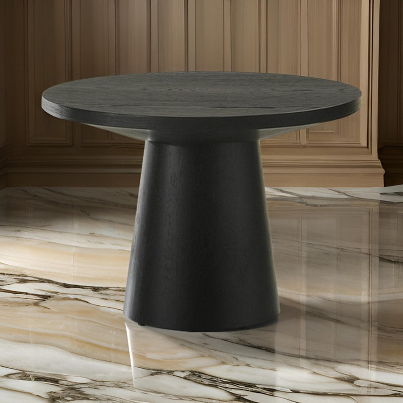 Table de bout à piédestal Lueva, H 15 po x l 22 po x P 22 po