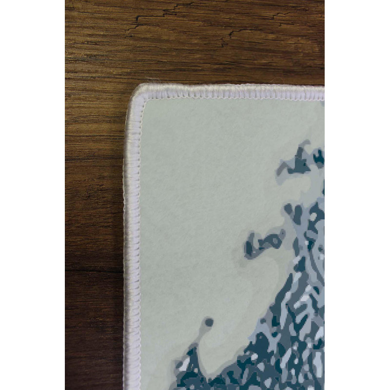 Premium Hall Carpet (3.3 x 6.6 ft), 100% Polyester, 0.3 in Pile Height | Antibacterial, Non-Slip PVC Dot Underside, 650 g/m² | Durable Woven Design, 3D Digital Printing, Machine Washable, Ideal for Home Décor