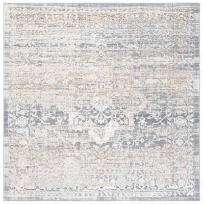 Amilie Oriental Gray/Gold Area Rug