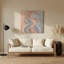 Art mural abstrait gris figuratif 62-629379683