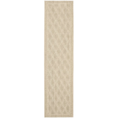 Desmarais Jacquard Weave Sisal & Jute Geometric Rug