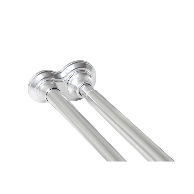 Tringle à rideau de douche réglable 72 po Utopia Alley, Chrome