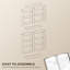 175cm H Media Shelves-292151596