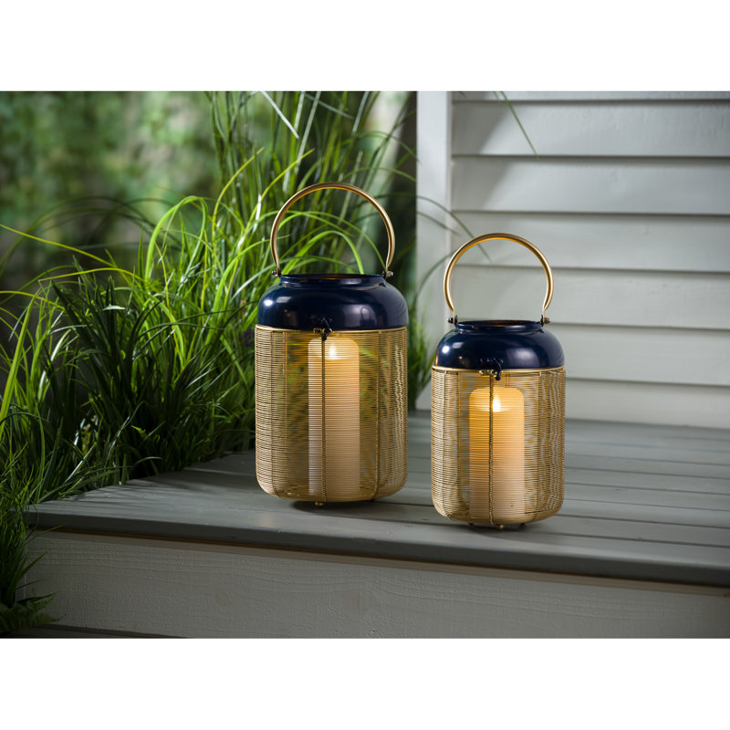 13.77'' H Aluminum Tabletop Lantern