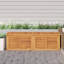 Dakota Fields Garden Storage Box With Bag Solid Wood Teak