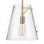 Luminaire suspendu large 1 lumière Trustle - laiton satiné 11 po-1476509876-1476509881