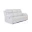 Canapé inclinable blanc avec lumières DEL