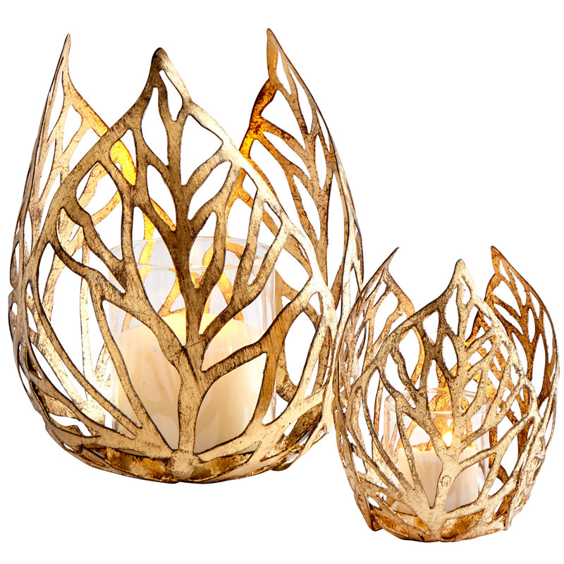 Votive Candle Holder, 8.25" H x 6.25" W x 6.25" D