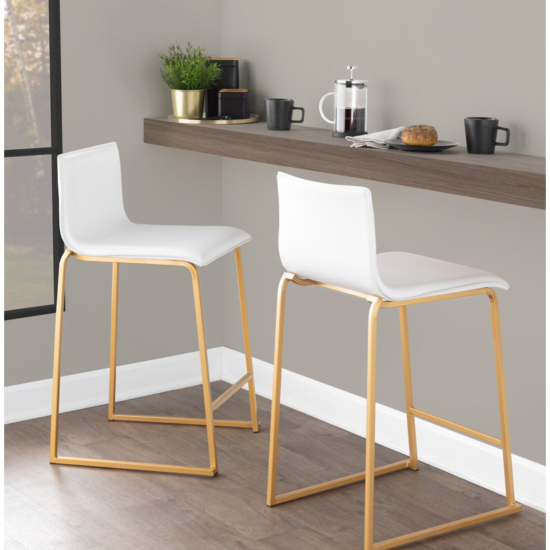 Tabouret Middlebrook, Chameau, Noir, Tabouret de bar (siège d'une hauteur de 30 po)