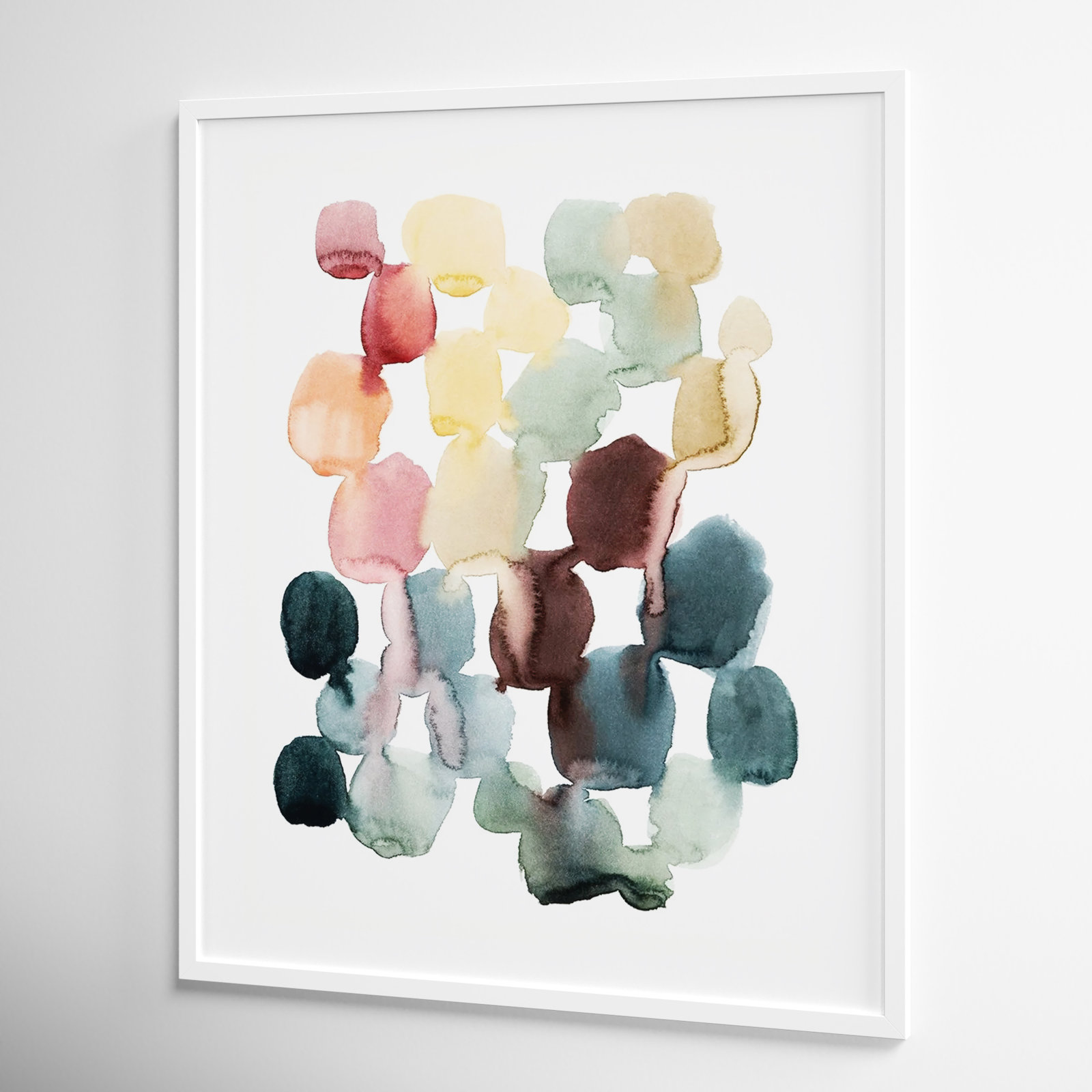 Desert Stones II Print by Grace Popp, White Framed Paper, 37" H x 31" W
