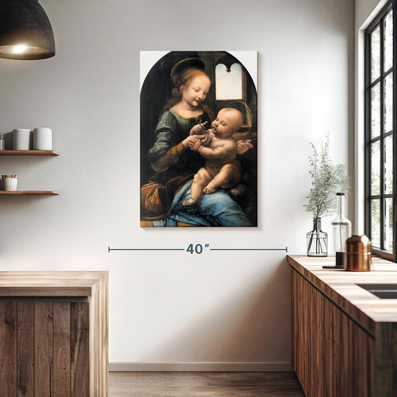 Adella Benois Madonna 1478, H 39 po x l 26 po