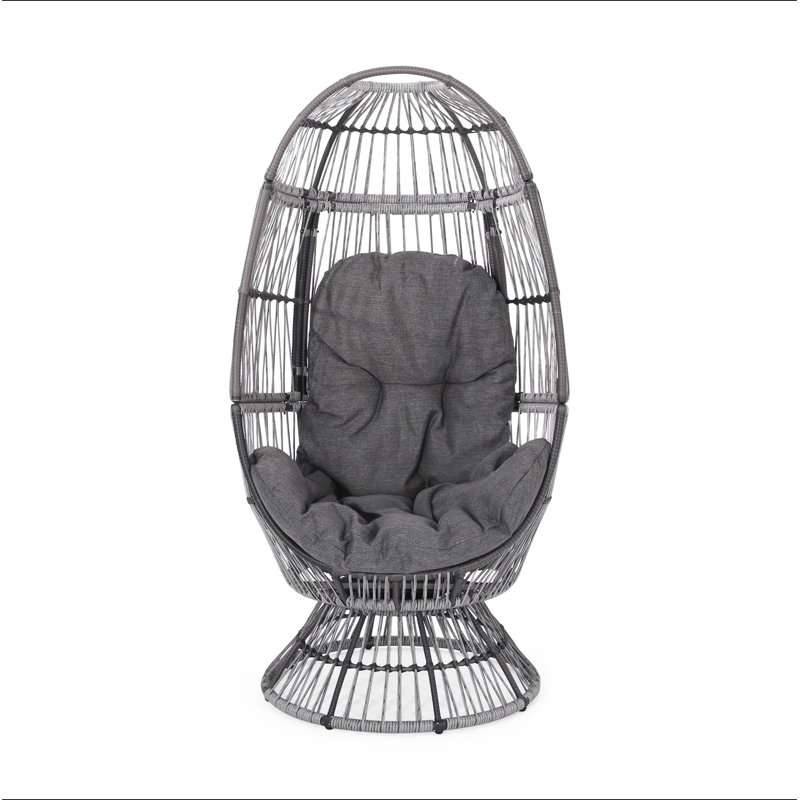 FAUTEUIL PIVOTANT RESEDA, Gris, Gris