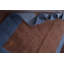 Tapis brun en laine noué à la main de conception unique 6 pi 8 po x 9 pi 10 po Mahalah