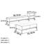 Ensemble d'armoire de rangement pour table basse Italian Italian