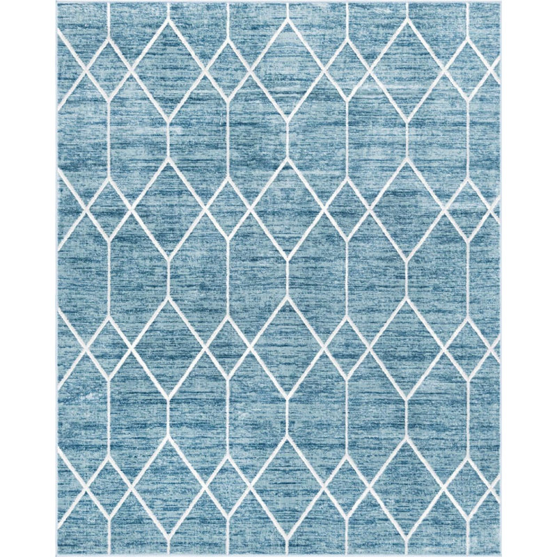 Clidy Abstract Indoor Rug, Rectangle 8' x 10'