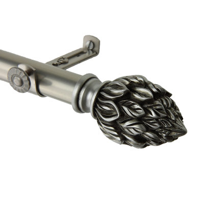 Leatherhead Adjustable 0.81'' Single Curtain Rod