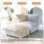 Upholstered Armchair with Footstool-1127813423