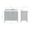 Meuble-lavabo simple 42 po avec comptoir Cambridge-88398672-134280782-134280783