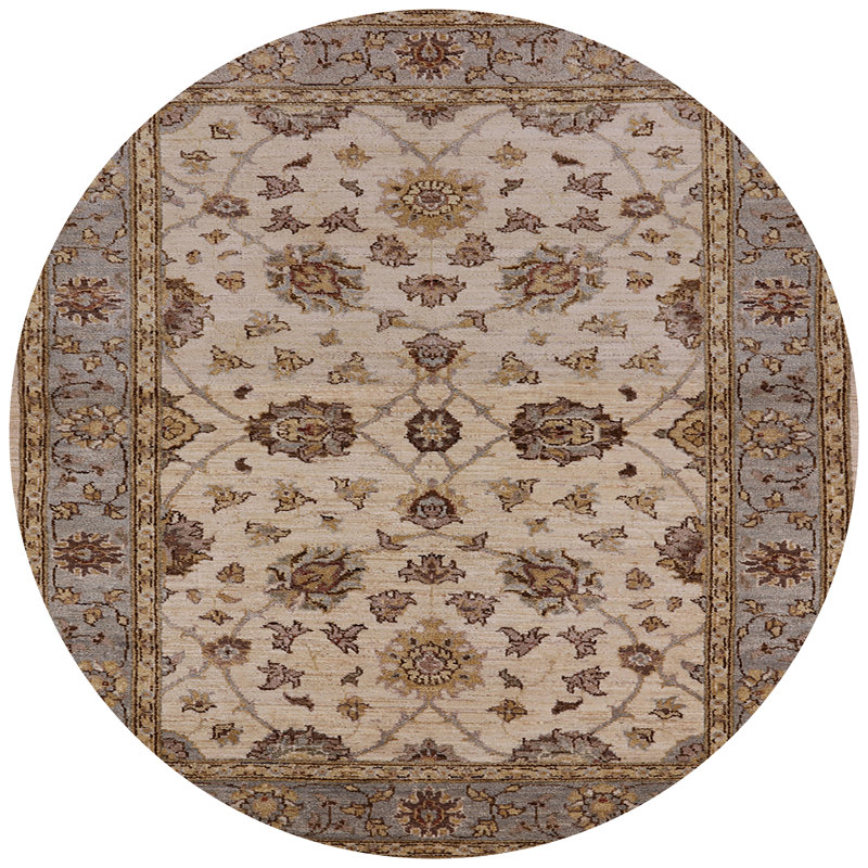 Chesson Oriental Indoor Rug, Round 3'