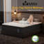 Matelas en mousse à mémoire de forme mi-ferme à ressorts ensachés de 12 po avec matelas à ressorts ensachés-480070021