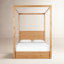 Modica Solid Wood Canopy Bed