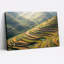 «Layered Green and Brown», art sur toile-1859560709