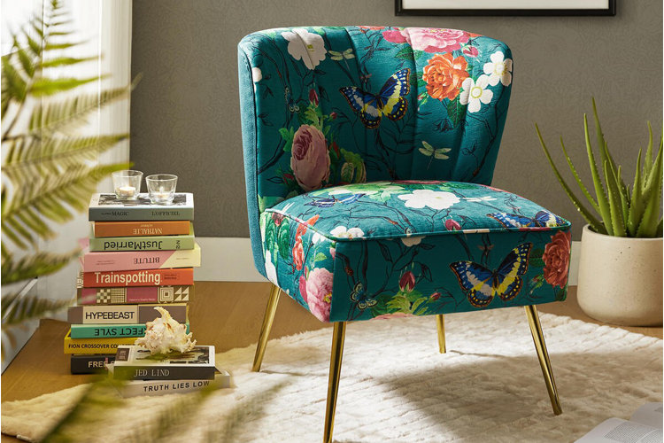 Kelly Clarkson Home Adelynn Felicia Velvet Barrel Chair