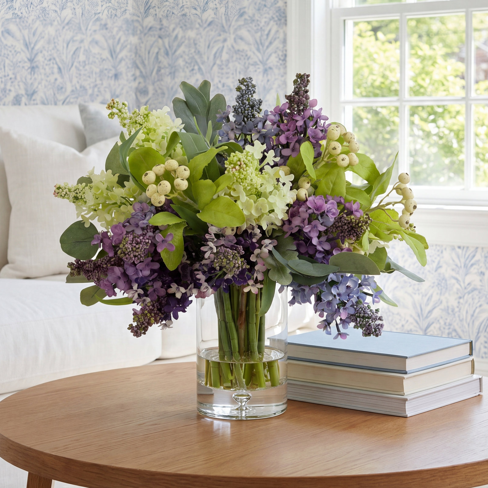 Kallas Lilac Floral Arrangement
