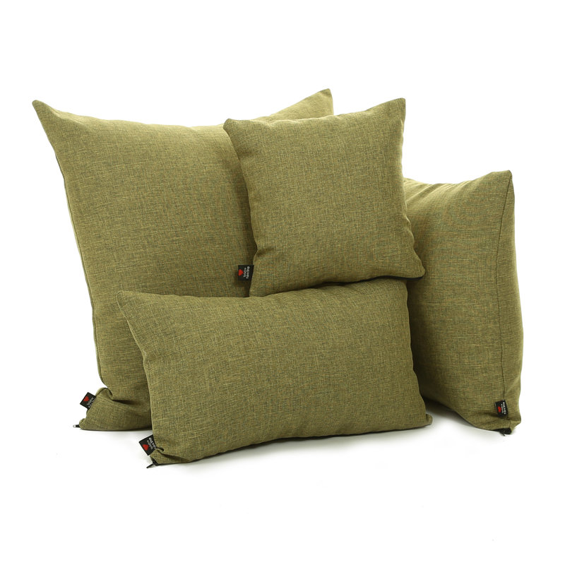 Millet Square Cushion, 43 x 43cm, Green Grass