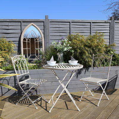 Rodney Round 2 - Person 70Cm Long Bistro Set