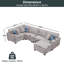 Canapé modulaire de 6 pièces Giancarlo-907959737