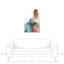 «Mermaid On A Rock On», reproduction sur toile-1046183859