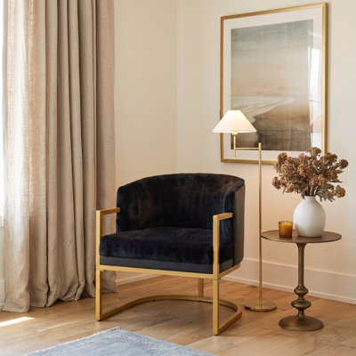 Chaise d'appoint rembourrée Ophelis