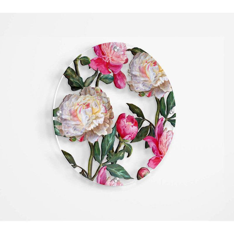 Décoration murale pivoines
