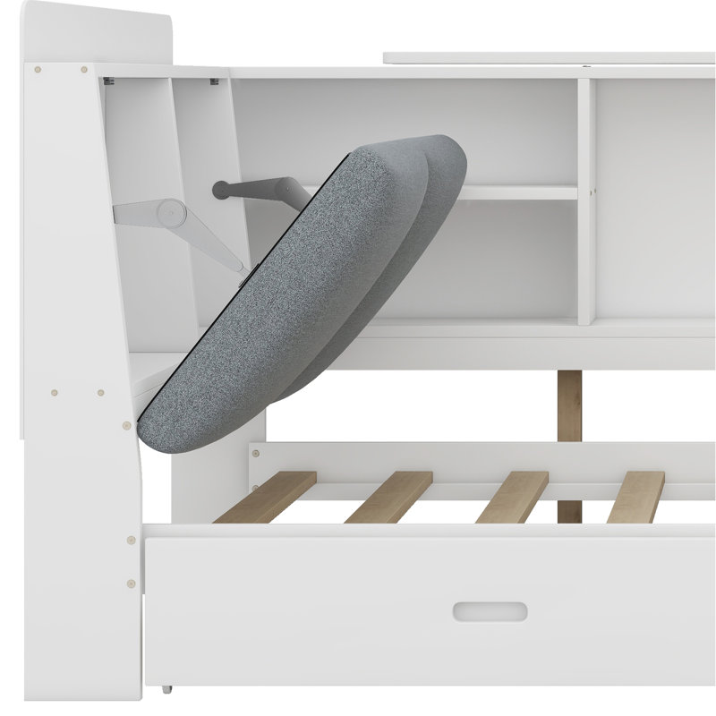 Lit plateforme Jungen, Blanc