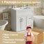 Meuble-lavabo avec 2 tiroirs et tablette réglable