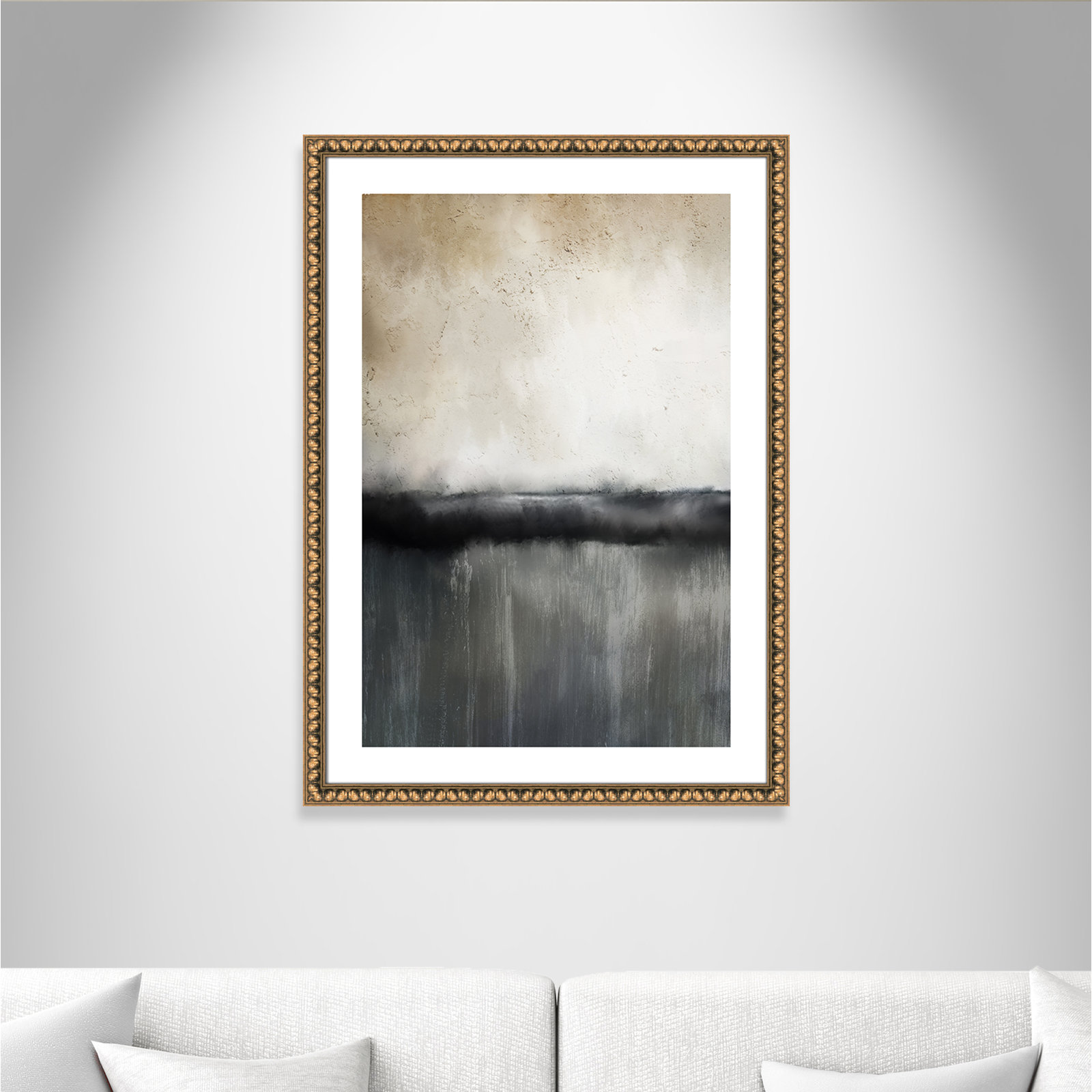 Dorota "Sunset" Print by Kimberly Allen, Picture Framed Paper, 35.5" H x 25.5" W, Gold Bead