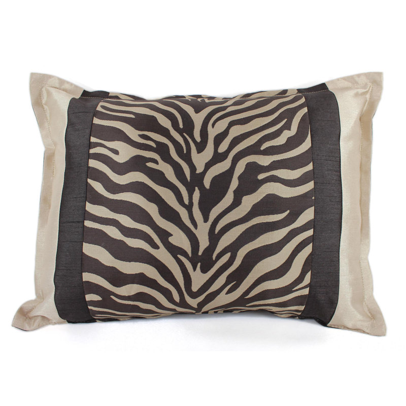 True Safari Animal Print Throw Pillow, Brown